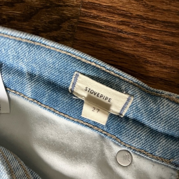 Madewell Stovepipe Light Blue Jeans - Picture 3 of 3